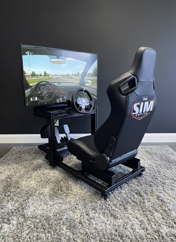Lite Series racing simulator with Sim Empire branded seat